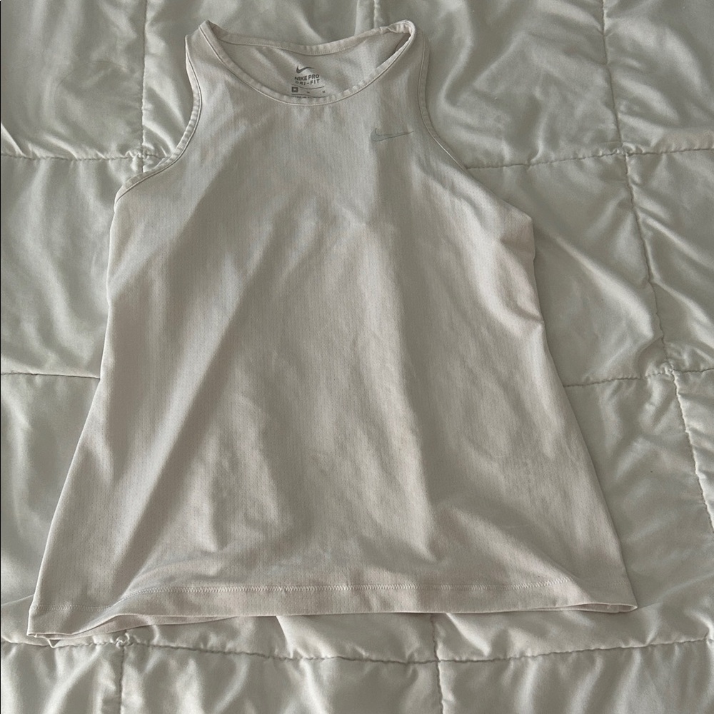 Nike Women's Light Gray Tank Top
